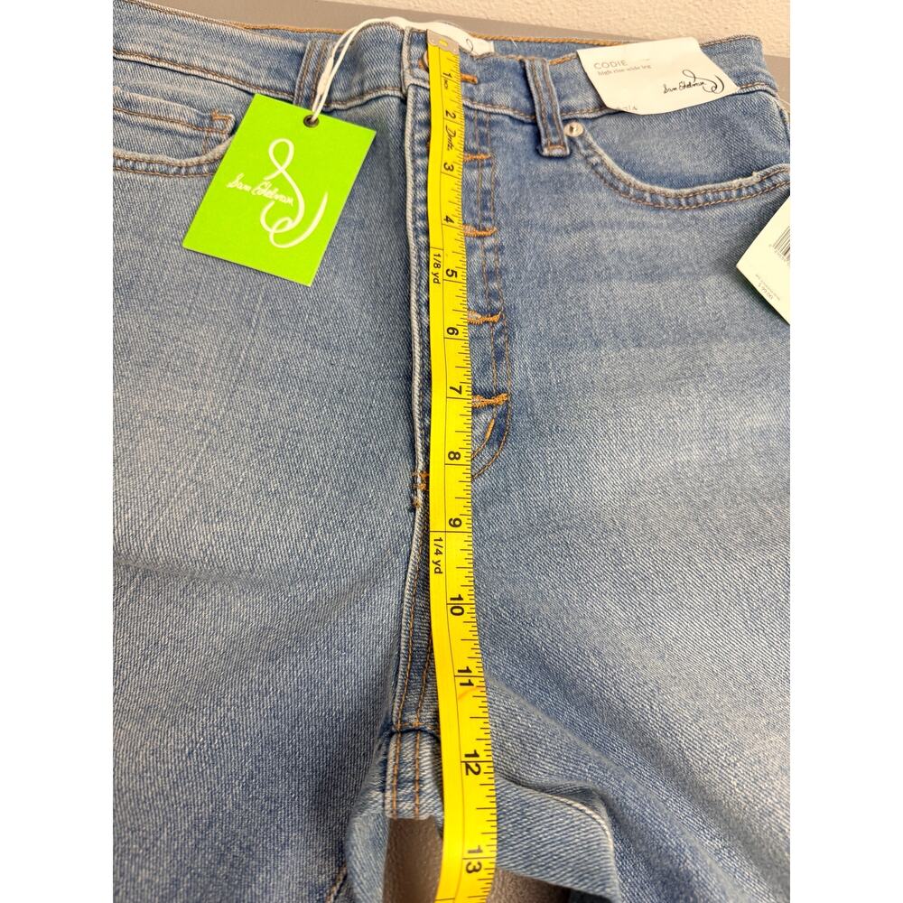 Sam Edelman Codie Wide Leg Jeans 27 High Rise Button Fly NWT - Picture 5 of 13